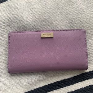 Kate spade light lavender wallet